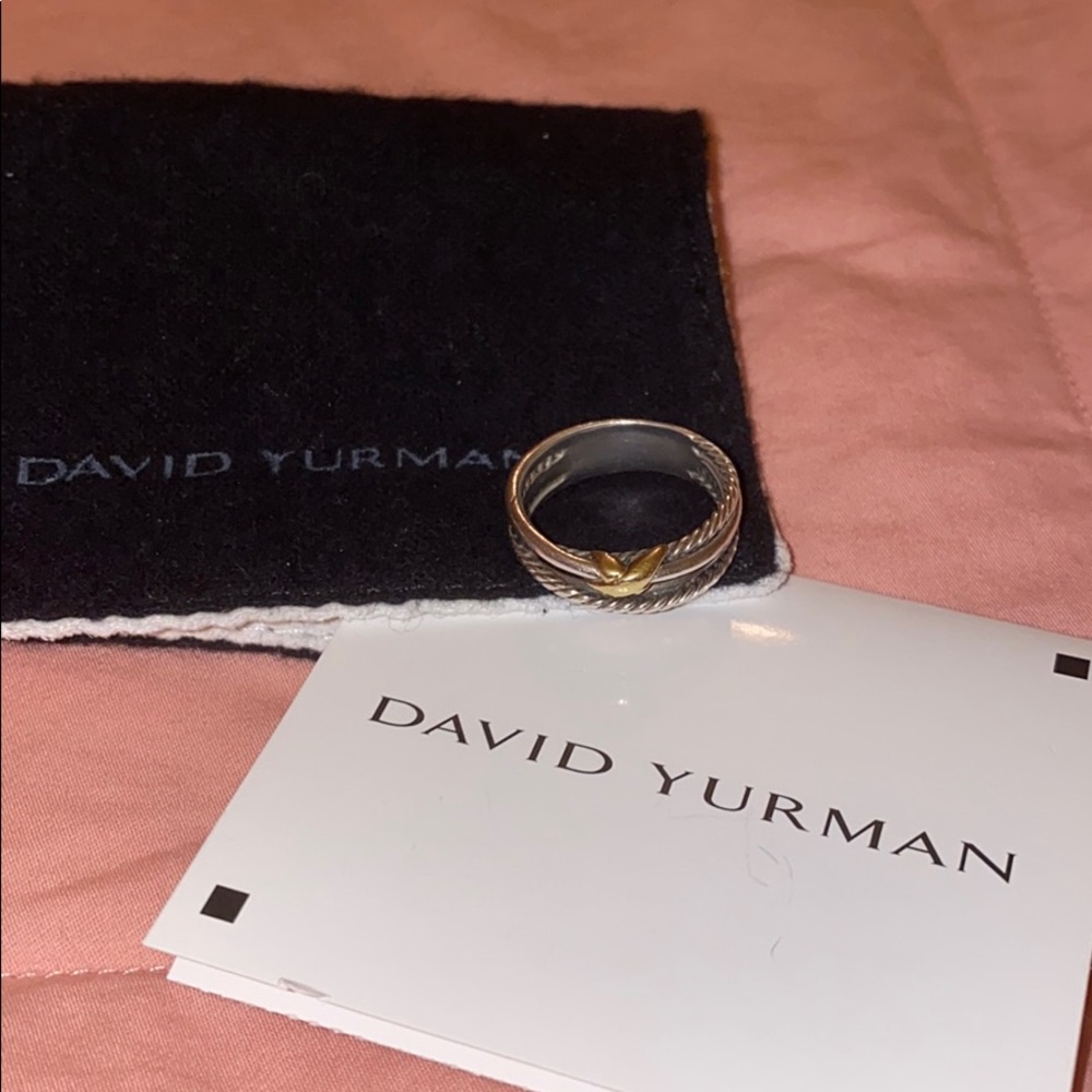 David Yurman Crossover Ring  size 8